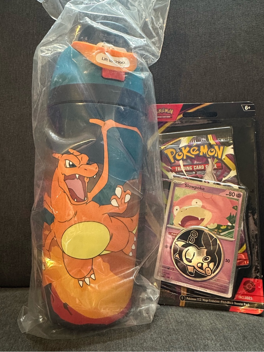 Owala x Pokemon x Target Collaboration - Charizard Steel Bottle w/ PB Sleeve